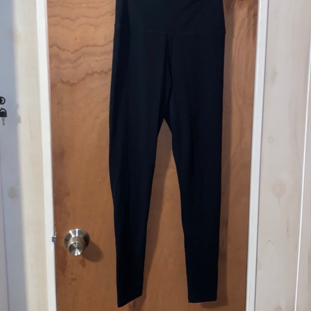 Small Black Aerie Cotton Leggings